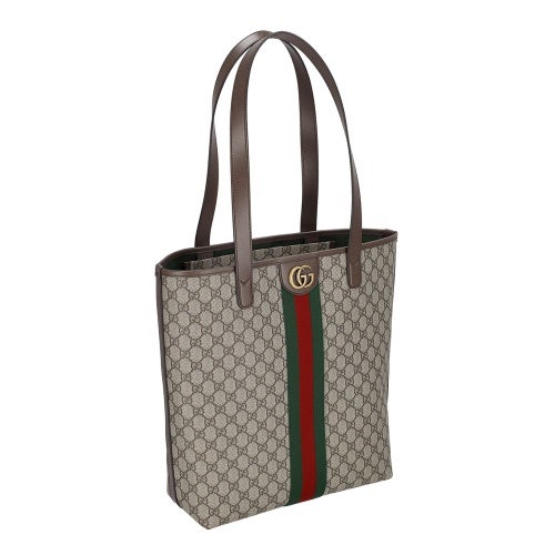 グッチ トートバッグ レディース GGスプリームキャンバス ブラウン GUCCI 834465 FAEOI 9746
