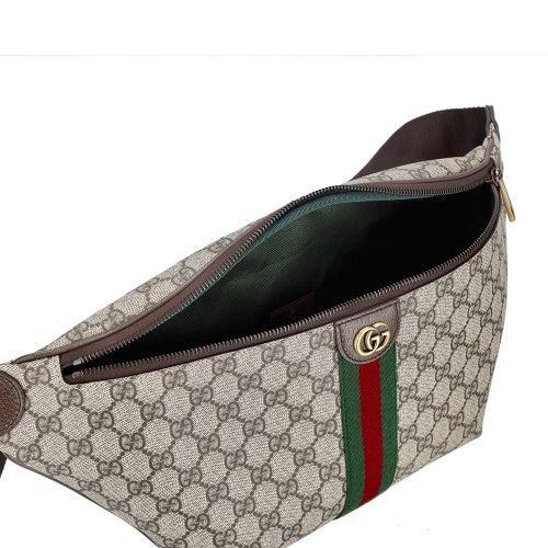 グッチ ボディバッグ メンズ GGスプリームキャンバス ブラウン GUCCI 839104 FAEOF 9745