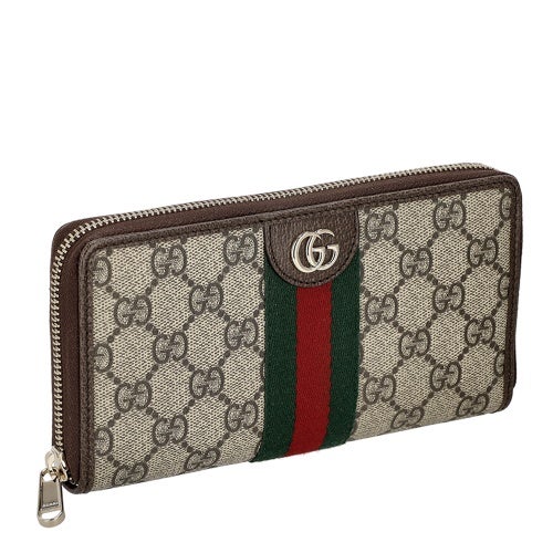 グッチ 長財布 レディース GGスプリームキャンバス ブラウン GUCCI 838484 FAE0L 9746