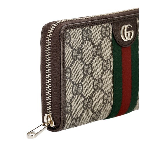 グッチ 長財布 レディース GGスプリームキャンバス ブラウン GUCCI 838484 FAE0L 9746