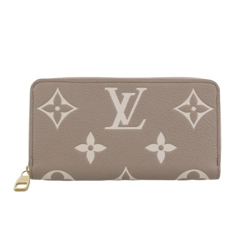 ルイヴィトン 長財布 モノグラム･アンプラント ジッピー・ウォレット ベージュ LOUIS VUITTON M28793 トゥルトレール クレーム