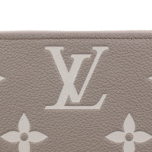ルイヴィトン 長財布 モノグラム･アンプラント ジッピー・ウォレット ベージュ LOUIS VUITTON M28793 トゥルトレール クレーム