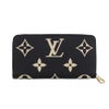 ルイヴィトン 長財布 モノグラム･アンプラント ジッピー・ウォレット ブラック LOUIS VUITTON M28794 ブラック ベージュ