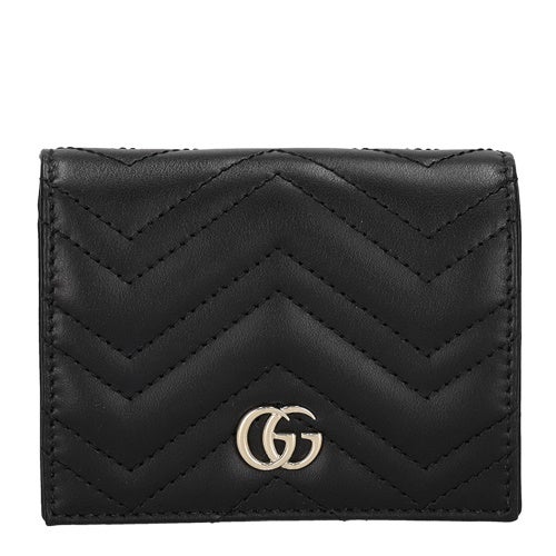 グッチ 二つ折り財布 レディース ブラック GUCCI 773427 DTDHT 1000