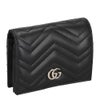 グッチ 二つ折り財布 レディース ブラック GUCCI 466492 AAET8 1000