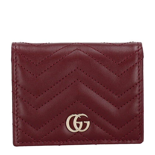 グッチ 二つ折り財布 レディース レッド GUCCI 466492 DTDHV 6207