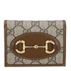 グッチ 二つ折り財布 レディース GGスプリームキャンバス ブラウン GUCCI 621887 92TCG 8563
