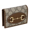 グッチ 二つ折り財布 レディース GGスプリームキャンバス ブラウン GUCCI 621887 92TCG 8563
