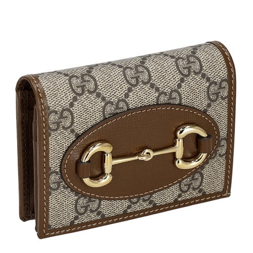 グッチ 二つ折り財布 レディース GGスプリームキャンバス ブラウン GUCCI 621887 92TCG 8563