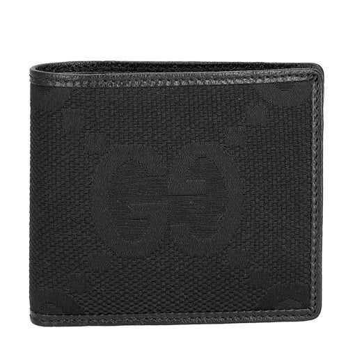 グッチ 二つ折り財布 メンズ ブラック GUCCI 699314 FABGN 1000
