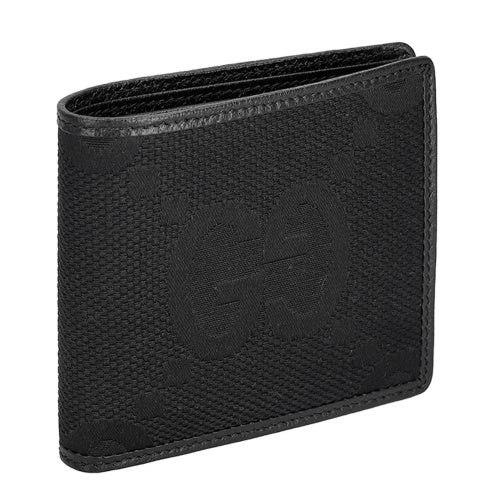 グッチ 二つ折り財布 メンズ ブラック GUCCI 699314 FABGN 1000