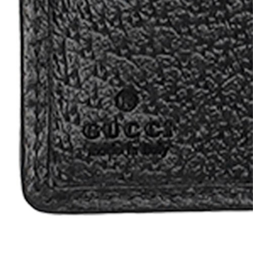 グッチ 二つ折り財布 メンズ ブラック GUCCI 699314 FABGN 1000