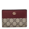 グッチ 二つ折り財布 レディース GGスプリームキャンバス レッド GUCCI 841360 AAE5E 6258