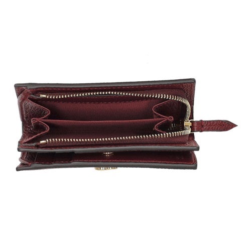 グッチ 二つ折り財布 レディース GGスプリームキャンバス レッド GUCCI 841360 AAE5E 6258