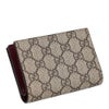 グッチ 二つ折り財布 レディース GGスプリームキャンバス レッド GUCCI 841360 AAE5E 6258