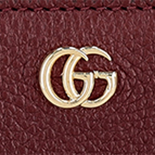 グッチ 二つ折り財布 レディース GGスプリームキャンバス レッド GUCCI 841360 AAE5E 6258