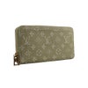 ルイヴィトン 長財布 モノグラム ジッピー・ウォレット カーキグリーン LOUIS VUITTON M28297 カーキデニム