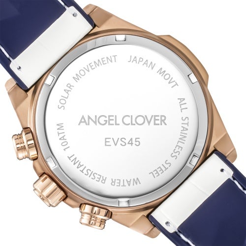 エンジェルクローバー 腕時計 メンズ EXVENTURE SOLAR CERAMIC エクスベンチャーソーラー セラミック ANGEL CLOVER EVS45PWHWH