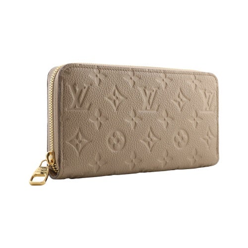 LOUIS VUITTON ブラウン長財布 ルイヴィトン 長財布 モノグラムアンプラント ジッピー・ウォレット