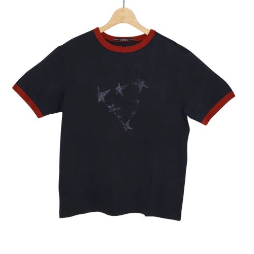 ゲス Tシャツ メンズ レディース UNI S/Slv Tee Shirt 半袖Tシャツ グレー GUESS MQ2K7445DNV Charcoal Grey
