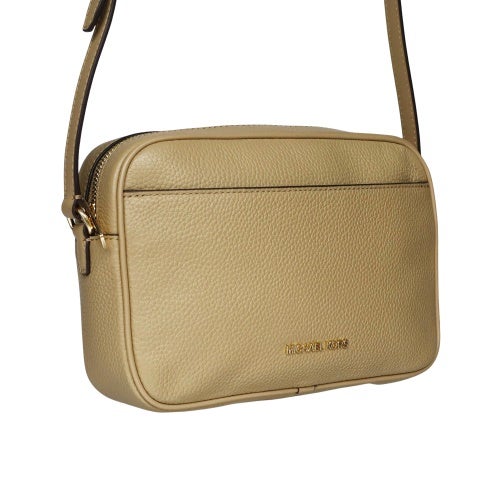 マイケルコース ショルダーバッグ レディース Jet Set Large Pebbled Leather Camera Crossbody Bag ブラウン MICHAEL KORS 35R6GTVC7L CAMEL