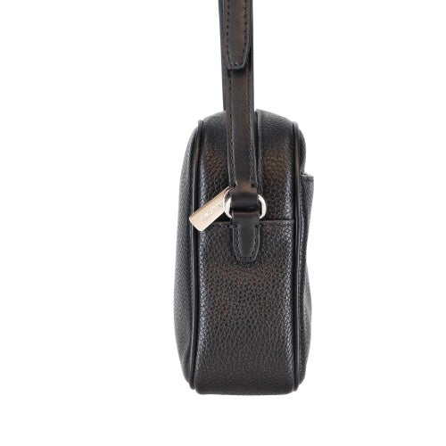 マイケルコース ショルダーバッグ レディース Jet Set Large Pebbled Leather Camera Crossbody Bag ブラック MICHAEL KORS 35R6STVC7L BLACK