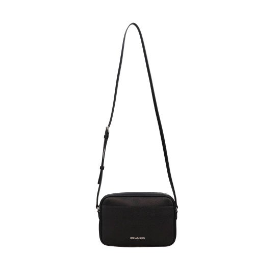 マイケルコース ショルダーバッグ レディース Jet Set Large Pebbled Leather Camera Crossbody Bag ブラック MICHAEL KORS 35R6STVC7L BLACK