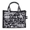マークジェイコブス トートバッグ レディース THE PUNK SCRIBBLE CANVAS TOTE BAG SMALL TOTE ブラック Marc Jacobs 2S6HTT016H02 002 BLACK MULTI
