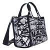 マークジェイコブス トートバッグ レディース THE PUNK SCRIBBLE CANVAS TOTE BAG SMALL TOTE ブラック Marc Jacobs 2S6HTT016H02 002 BLACK MULTI
