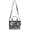 マークジェイコブス トートバッグ レディース THE PUNK SCRIBBLE CANVAS TOTE BAG SMALL TOTE ブラック Marc Jacobs 2S6HTT016H02 002 BLACK MULTI
