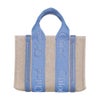 クロエ ハンドバッグ レディース WOODY SMALL TOTE&S ブルー CHLOE CHC23AS397 L17 44J ASHES BLUE