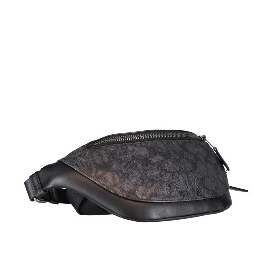 コーチ アウトレット ボディバッグ メンズ シグネチャー ブラック COACH OUTLET CW369 QBMI5 チャコール/ブラック