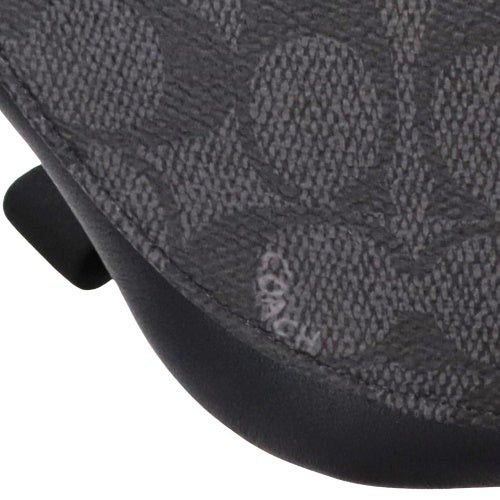 コーチ アウトレット ボディバッグ メンズ シグネチャー ブラック COACH OUTLET CW369 QBMI5 チャコール/ブラック