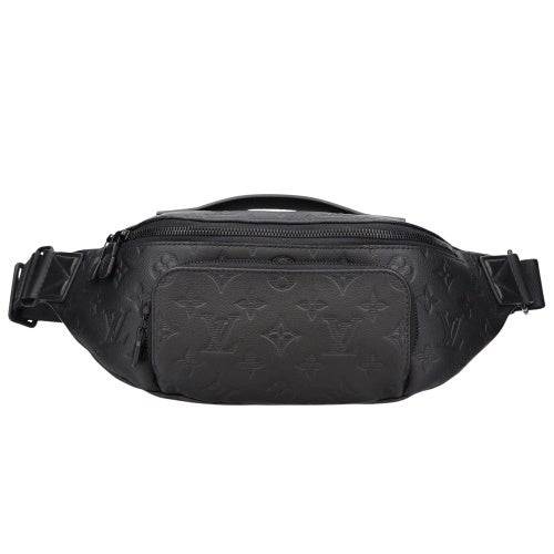 ルイヴィトン ボディバッグ モノグラム シャドウ ラッシュ・バムバッグ ブラック LOUIS VUITTON M47058