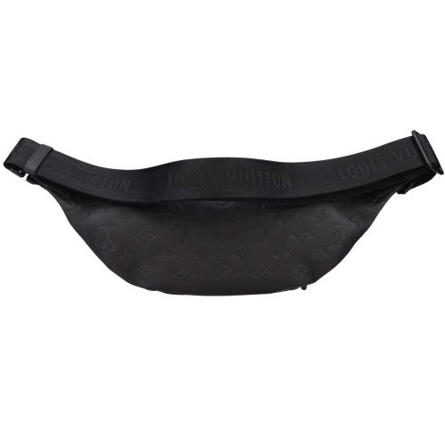 ルイヴィトン ボディバッグ モノグラム シャドウ ラッシュ・バムバッグ ブラック LOUIS VUITTON M47058