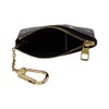 ルイヴィトン コインケース モノグラム アンプラント カード＆キーケース ポシェット・クレ ブラック LOUIS VUITTON M28790 ブラック/ピンク