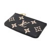 ルイヴィトン コインケース モノグラム アンプラント カード＆キーケース ポシェット・クレ ブラック LOUIS VUITTON M28790 ブラック/ピンク