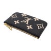 ルイヴィトン コインケース モノグラム アンプラント カード＆キーケース ポシェット・クレ ブラック LOUIS VUITTON M28790 ブラック/ピンク