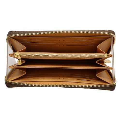 ルイヴィトン 長財布 モノグラム ジッピー・ウォレット ブラウン LOUIS VUITTON M27683 エベヌ