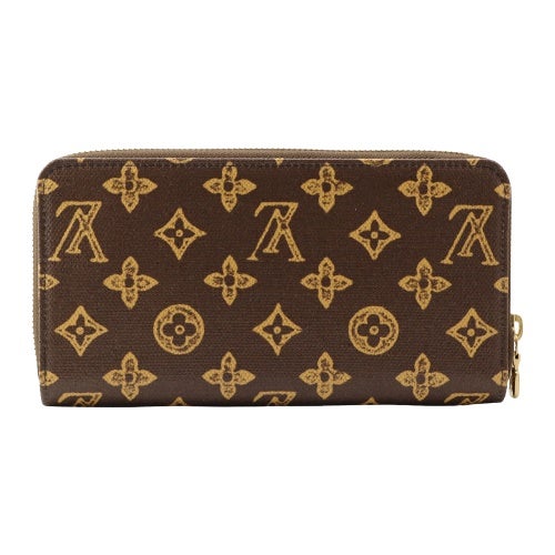 ルイヴィトン 長財布 モノグラム ジッピー・ウォレット ブラウン LOUIS VUITTON M27683 エベヌ