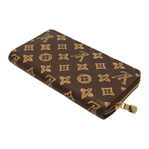 ルイヴィトン 長財布 モノグラム ジッピー・ウォレット ブラウン LOUIS VUITTON M27683 エベヌ
