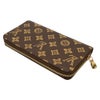 ルイヴィトン 長財布 モノグラム ジッピー・ウォレット ブラウン LOUIS VUITTON M27683 エベヌ
