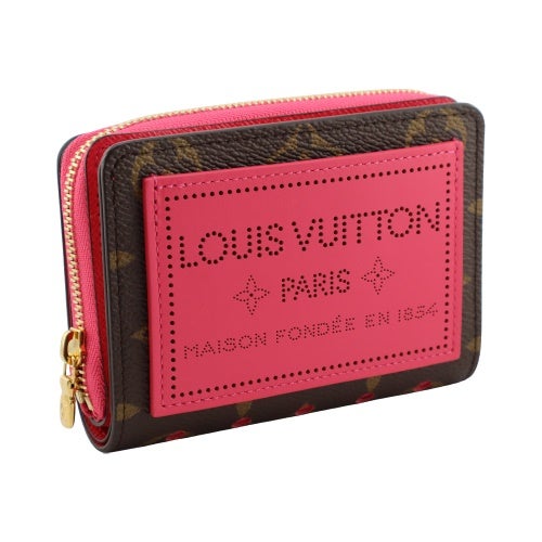 ルイヴィトン 二つ折り財布 モノグラム ポルトフォイユ・ルー ピンク LOUIS VUITTON M29357 ポップクラッシュ