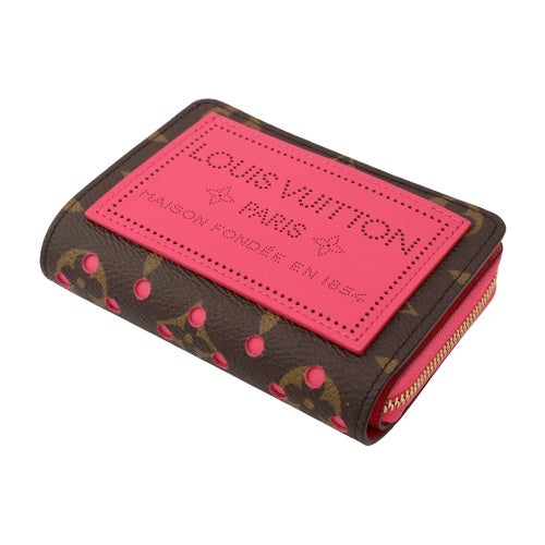 ルイヴィトン 二つ折り財布 モノグラム ポルトフォイユ・ルー ピンク LOUIS VUITTON M29357 ポップクラッシュ
