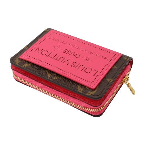 ルイヴィトン 二つ折り財布 モノグラム ポルトフォイユ・ルー ピンク LOUIS VUITTON M29357 ポップクラッシュ