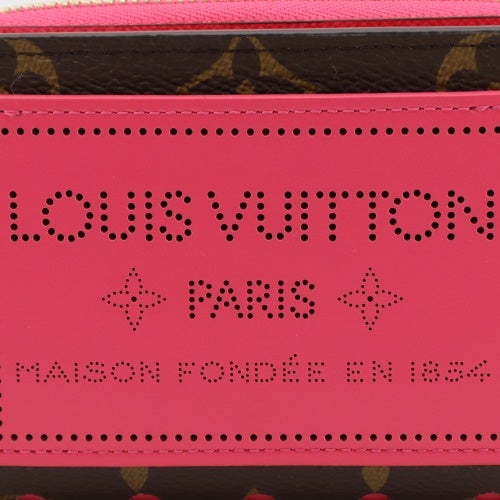 ルイヴィトン 二つ折り財布 モノグラム ポルトフォイユ・ルー ピンク LOUIS VUITTON M29357 ポップクラッシュ