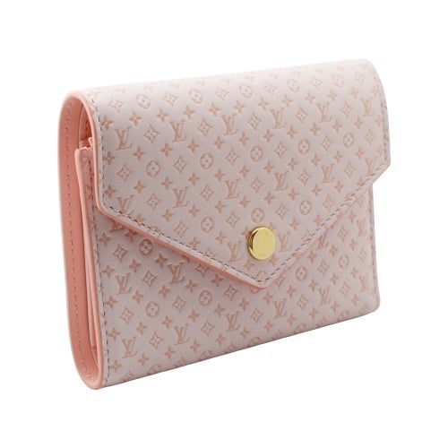 ルイヴィトン 三つ折り財布 モノグラム ポルトフォイユ・ヴィクトリーヌ ピンク LOUIS VUITTON M29412 ライトブリス