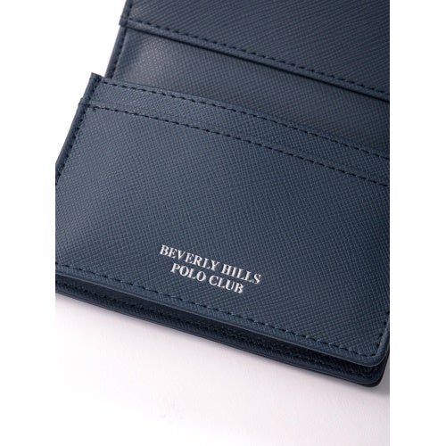 ビバリーヒルズポロクラブ カードケース 名刺入れ メンズ ブラック BEVERLY HILLS POLO CLUB BHG-M1007 ブラック/ネイビー