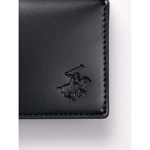 ビバリーヒルズポロクラブ カードケース 名刺入れ メンズ ブラック BEVERLY HILLS POLO CLUB BHG-M1007 ブラック/ネイビー