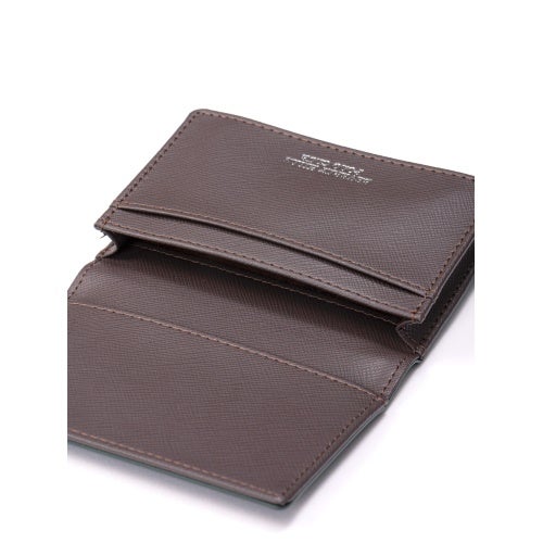 ビバリーヒルズポロクラブ カードケース 名刺入れ メンズ グリーン BEVERLY HILLS POLO CLUB BHG-M1007 グリーン/ダークブラウン